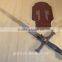 black decorative shasqua crafts metal sword with sheath