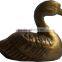 bronze duck sculpture