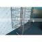 Free-standing 360-degrees 4-side Rotating Wire Grid Display Rack