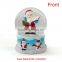 Customized led christmas snow globe