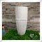 Fiberglass Modern Outdoor Tall Wholesale White Planters and Pots