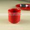 2017 chinese suppliers novelty design ceramic red cup and saucer