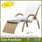 Aluminum beach chairs rattan recliner sun lounger