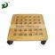 2016 Manufacture wood serving tray with wheel