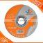4-1/2"(115x1x22.2mm) Flat Resin Bonded Reinforced Cutting Wheel For Stainless Steel