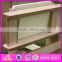Multi-functional children wooden foldable chalkboard table high quality wooden chalkboard table for kids W08G154A-S