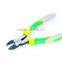 Three colors side cutter for copper wire for with drop forged treatment