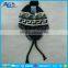 Super hot winter hats beanies custom with strings