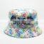 fashion floral bucket hat