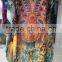 SILK CREPE crystal embellished lace up kaftan CAFTAN tunic poncho blouse
