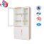 Hot sale metal cupboard design filing cabinets with glass doors