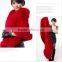 winter popular luxury ladies natural cross fox fur coat