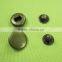 high quality metal new style custom round many colors clip snap button