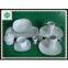 47pcs plain white porcelain dinner set