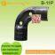 Black Powder Coated Metal Joint For Lean Pipe System