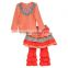 2016 conice girls thanksgiving turkey fall outfit set children clothing for wholesale