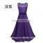 purple big girl flower lace princess dress/,mk 8-16 year old girl lace r princess dress/new design girl holiday fashion dress