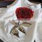 Girls Clothing Sets 2017 Spring Sportswear Rose Floral Embroidered Sequin sets M7041220