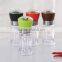 Factory supplier Mini glass salt and pepper grinder set