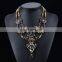 Wholesale Custom Flower Beautiful Heavy Diamond Retro Necklace