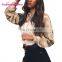 Latest Design Sexy Women Long Sleeve Crop Top Hoodies Women