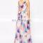 2015 latest women fashion backless high quality Chiffon long Women's Clothing Women Dress