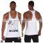 T-MV504 Wholesale Fitness Apparel Manufacturers Men Custom Gym Stringer Vest