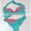 lace bikini new with tags Seafoam & Pink swimwear