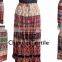 Skirt handprinted long jupe falda floral Indian gypsy kjol Hippie Boho Gypsy Tribal Batik Animals Elastic Waist Long Skirt Dress