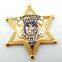 Promotional cheap Metal Rhineston pins of china manufacturers Gold CROWN Badge pin