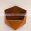 Desktop corten steel planter polygon boxes