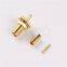 Gold Plated Female Jack Bulkhead Solder RF SMA Connector for Rg405 Cable