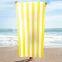 OEM large customized polyester anti sand beach towel, microfiber suede cotton beach towels in stock