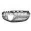 2014-2016 Diamond Style Front Silver Grille Grill For Mercedes-Benz E-Class W212