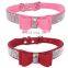 Hot Drilling Butterfly Knot Pet Collar Comffortable Leash Training Dog Rope Pet Neck Chain Pet Supplies