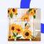 i@home waterproof flower print bath shower curtain plastic ring 100 % polyester 3d printed