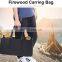 Hot selling felt firewood bag box organizer for home