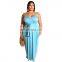 LAITE D2170 2020 new arrivals solid color halter plus size women casual dress plus size women dress