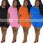 Fall Summer Casual Sports Jumpsuit Women O Neck Short Sleeve Drawstring Pockets Rompers Sexy Street Club One Piece Outfits