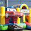 big car inflatable slide combo bouncer jumping bouncy castles for sale