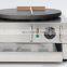 commercial electric pancake maker machine crepe maker machine with factory price