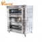 3 Deck 6 Tray Professional Commercial Bread Baking Pizza Bakery Gas Oven