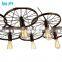 Industrial Lighting Pendant Lamp Vintage Wheel Gear Edison Iron Pendant Light