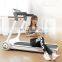 Mini walking electric treadmill slim machine for home gym fitness body strong