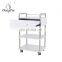 White Stainless Steel Lockable Salon Trolley Trolley Carts for Beauty Salon