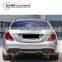 S class w222 s63 A style pp material 2014-2018y body kit with headlight and tail light front bumper side skirts front grille