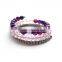 Adjustable glass bead crystal rhinestone bracelets and bangles jewellery shop design