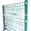 H 1.2 m * W 3 m 3D curved wire mesh fence panel with round post for security barrier