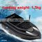 NON GPS Traditional 500m RC Distance Auto Cruise 1.5kg max Load Fishing Bait Boat for Saltwater/freshwater fishing
