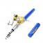Portable Pocket Telescopic Mini Fishing Rod Pole Pen Shape Folded Fishing Rod With Reel Wheel For Outdoor River Lake Fishing